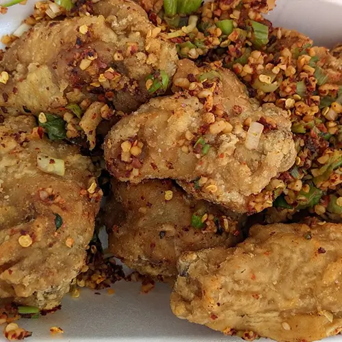Iron-Wok-Chinese-restaurant-Fried-Pork-with-Spicy-Seasoning-San-Diego Fried Pork with Spicy Seasoning at Iron Wok, a Chinese Restaurant in San Diego